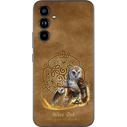 Brigid Ashwood Owl Celtic Knot Galaxy A54 5G Skin